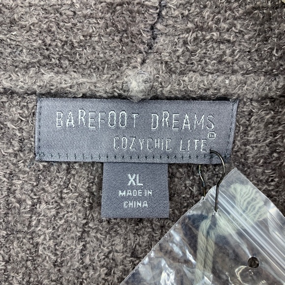 Barefoot Dreams CozyChic Lite Cabin Cardigan Longline in Ash Sz XL - Picture 7 of 13